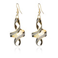 Shangjie Oem Aretes Office de mode en gros Boucles d&#39;oreilles plaquées Gold Boucles d&#39;oreilles en spirale